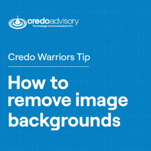 Credo Warriors Tutorial (How to remove image backgrounds)