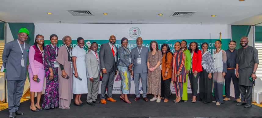 Copy of 6. The UKNIAF team at the public presentation of the NIEP and NIRP